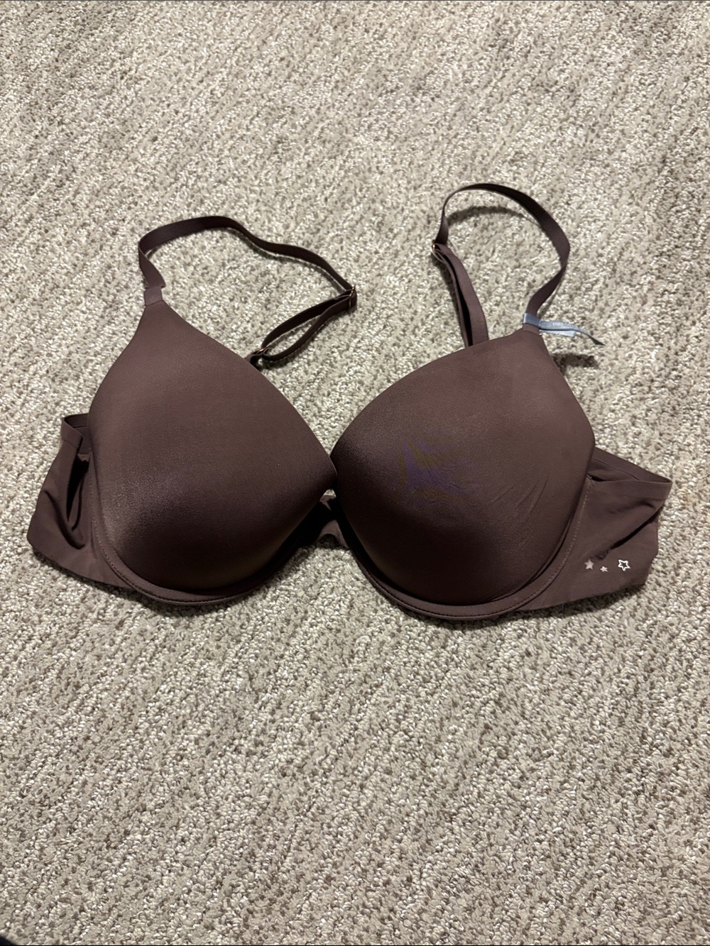 Aerie Real Me Full Coverage Push-up Bra in Deep Brown